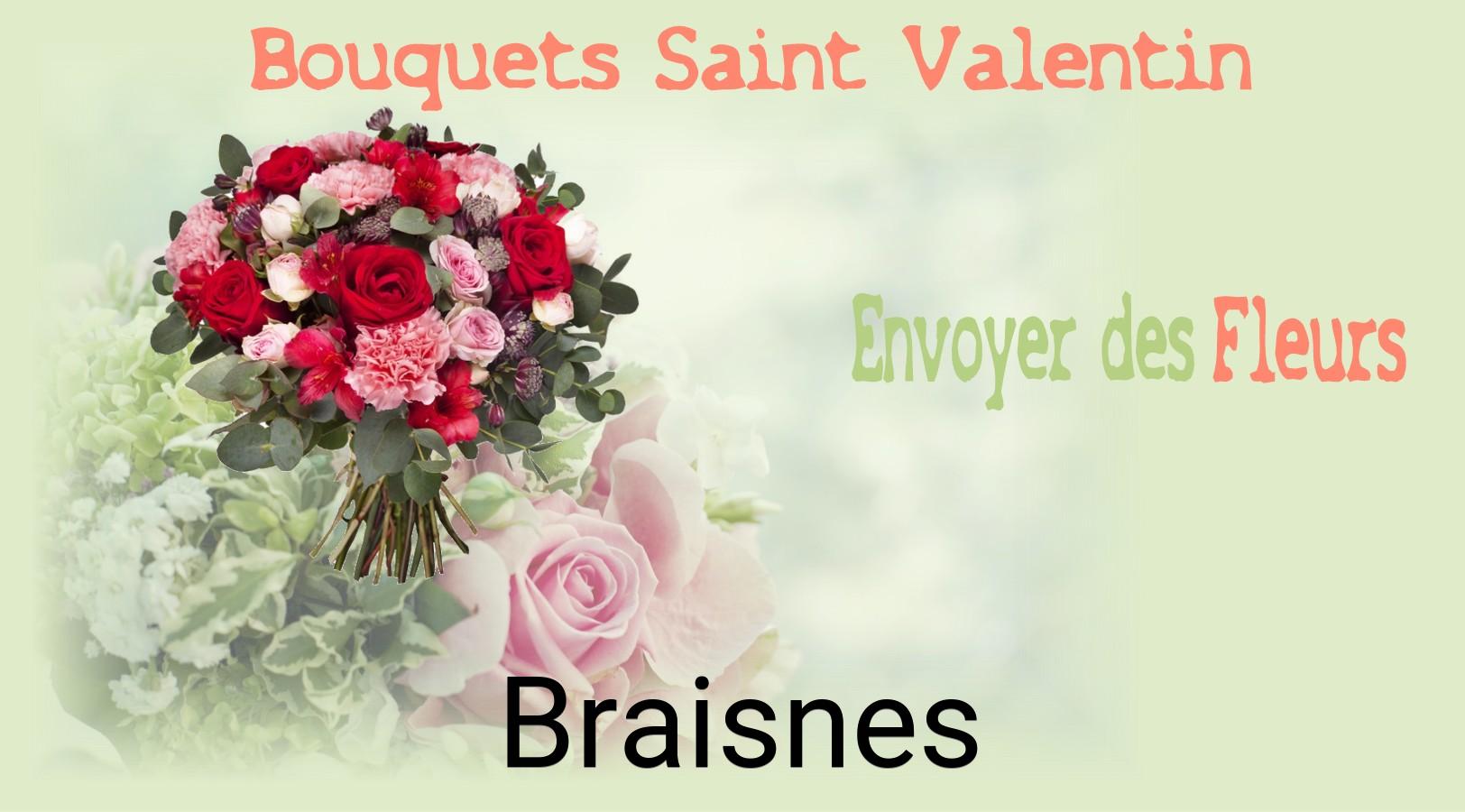 Roses de Saint-Valentin livrées à Braisnes